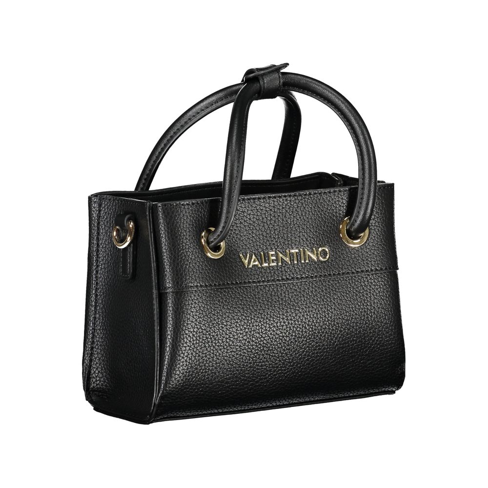 Nero Polyurethane Women Handbag