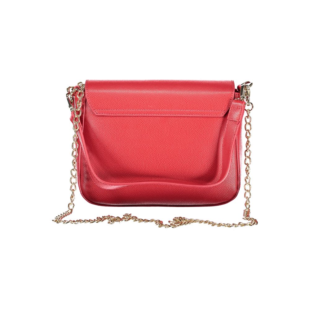 Rosso Poliuretano Women Handbag