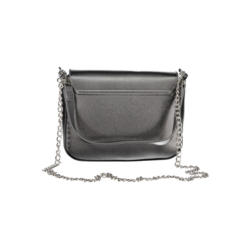 Grigio Polyurethane Women Handbag