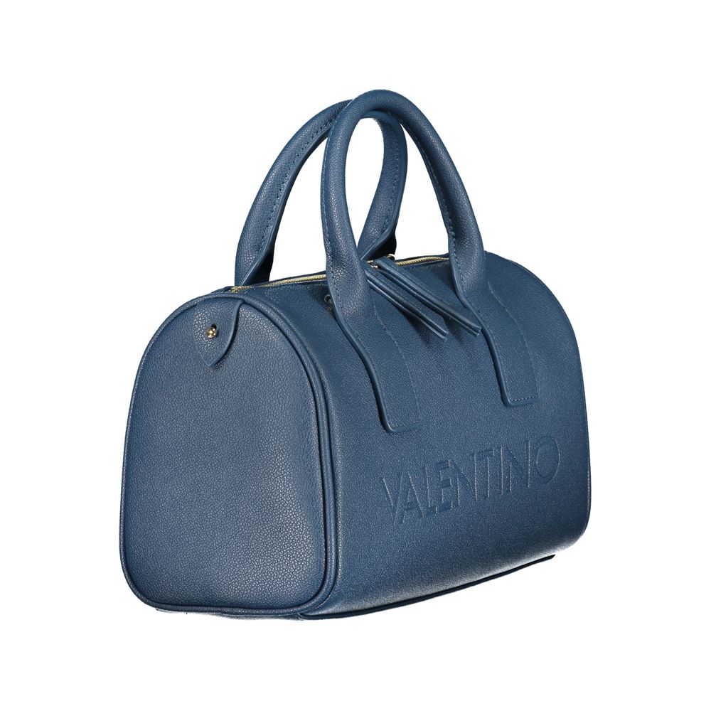 Blu Polyurethane Woman Handbag