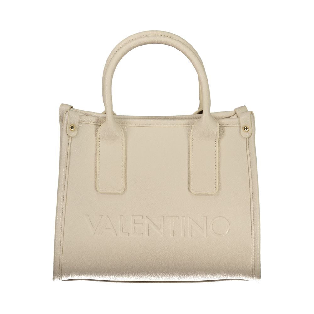 Beige Poliuretano Women Handbag