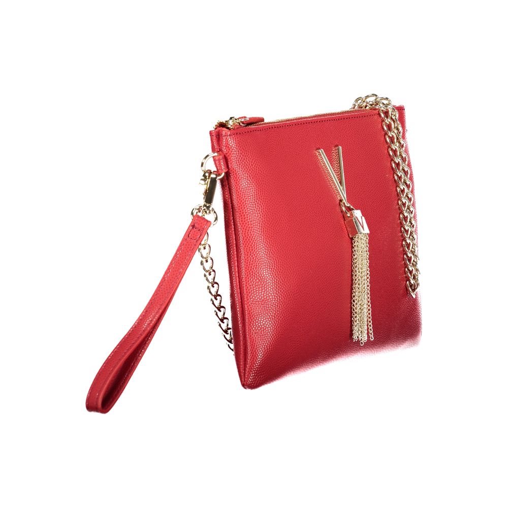 Rosso Polyurethane Women Handbag