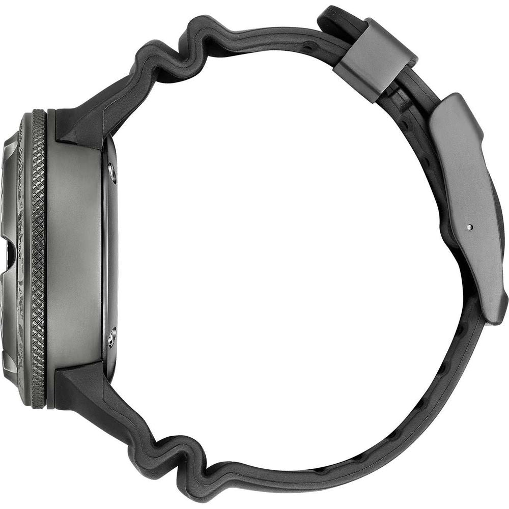 Black Rubber Sport Watch