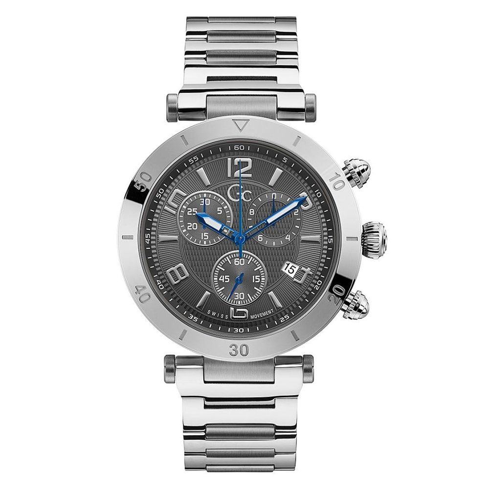 Gray Stainless Steel Bracelet Watch
