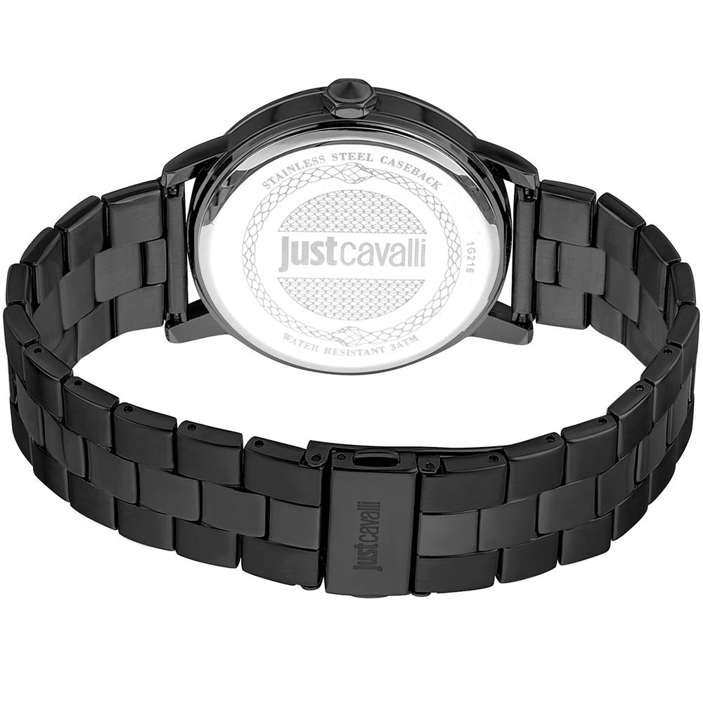 Black Stainless Steel Dress Watch