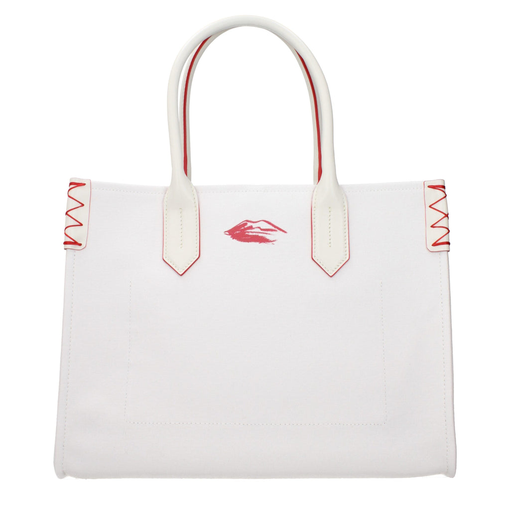 White Fabric Handbag
