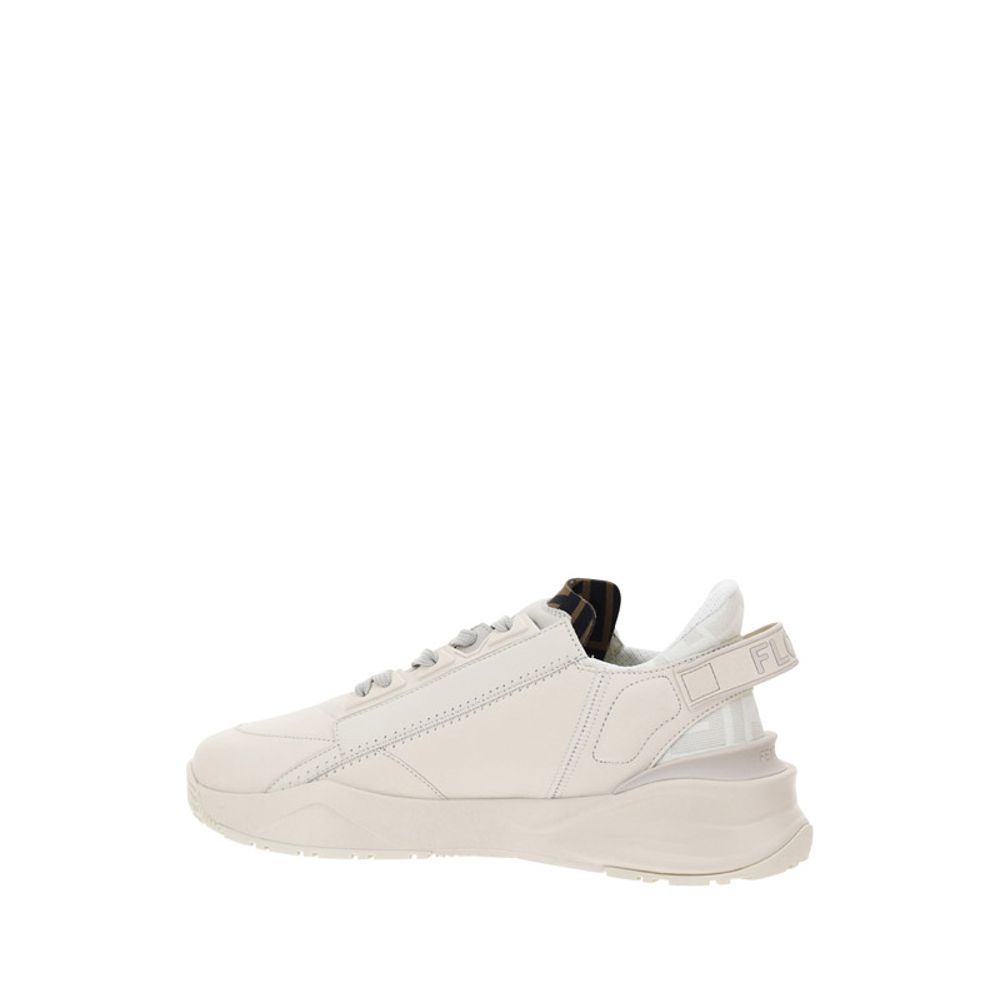 Cream Rubber Athletic Sneakers