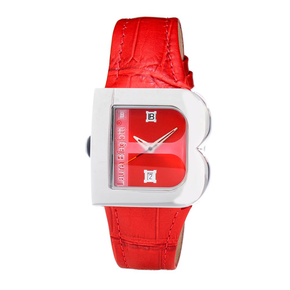 Multicolor Leather Dress Watch