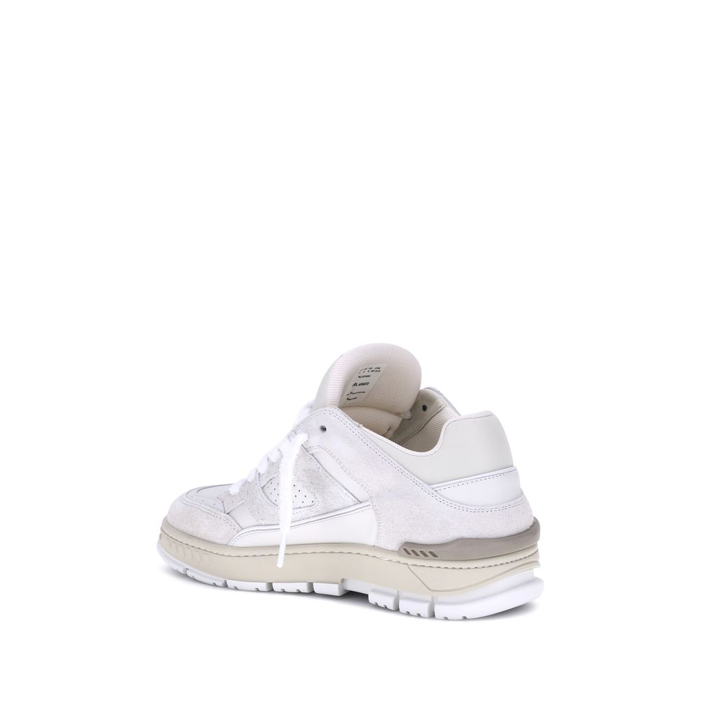 Cream Calf Leather Bos Taurus Sneakers