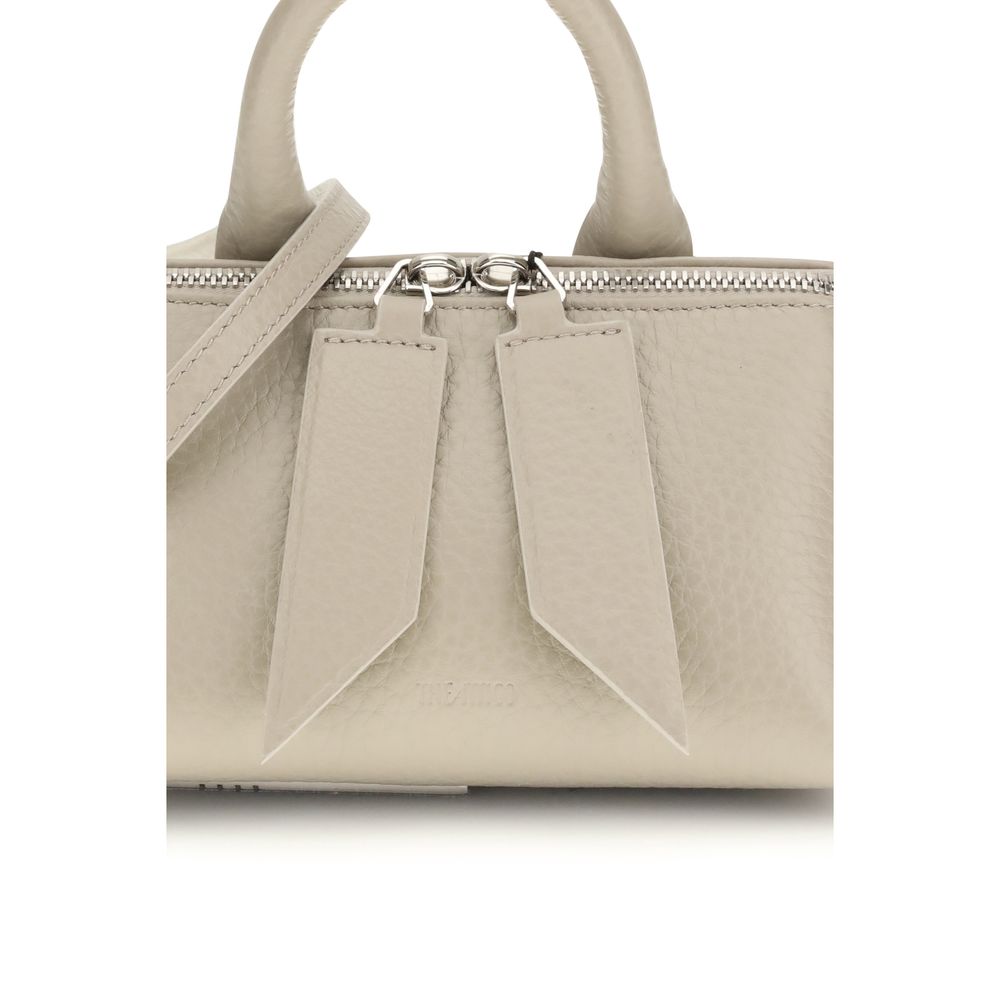 Beige Calf Leather Bos Taurus Handbag