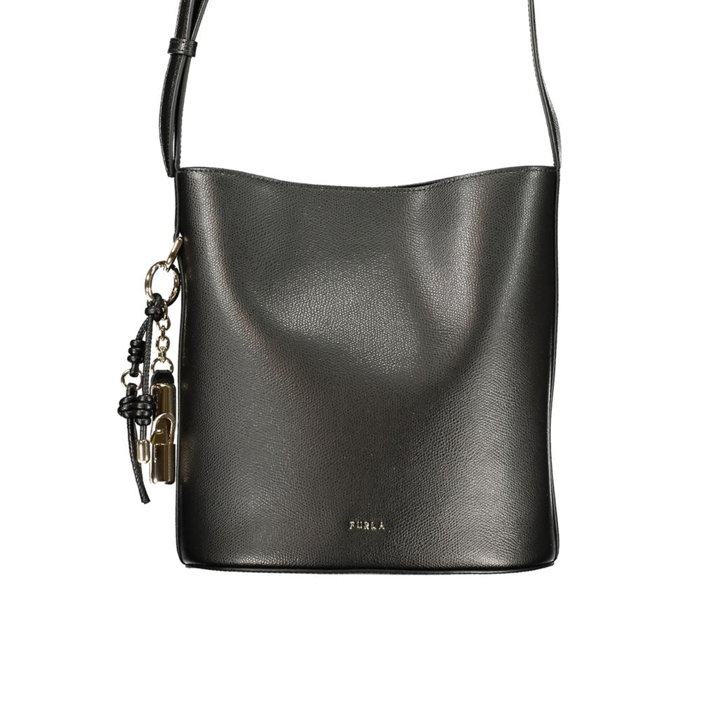 Black Leather Women Handbag