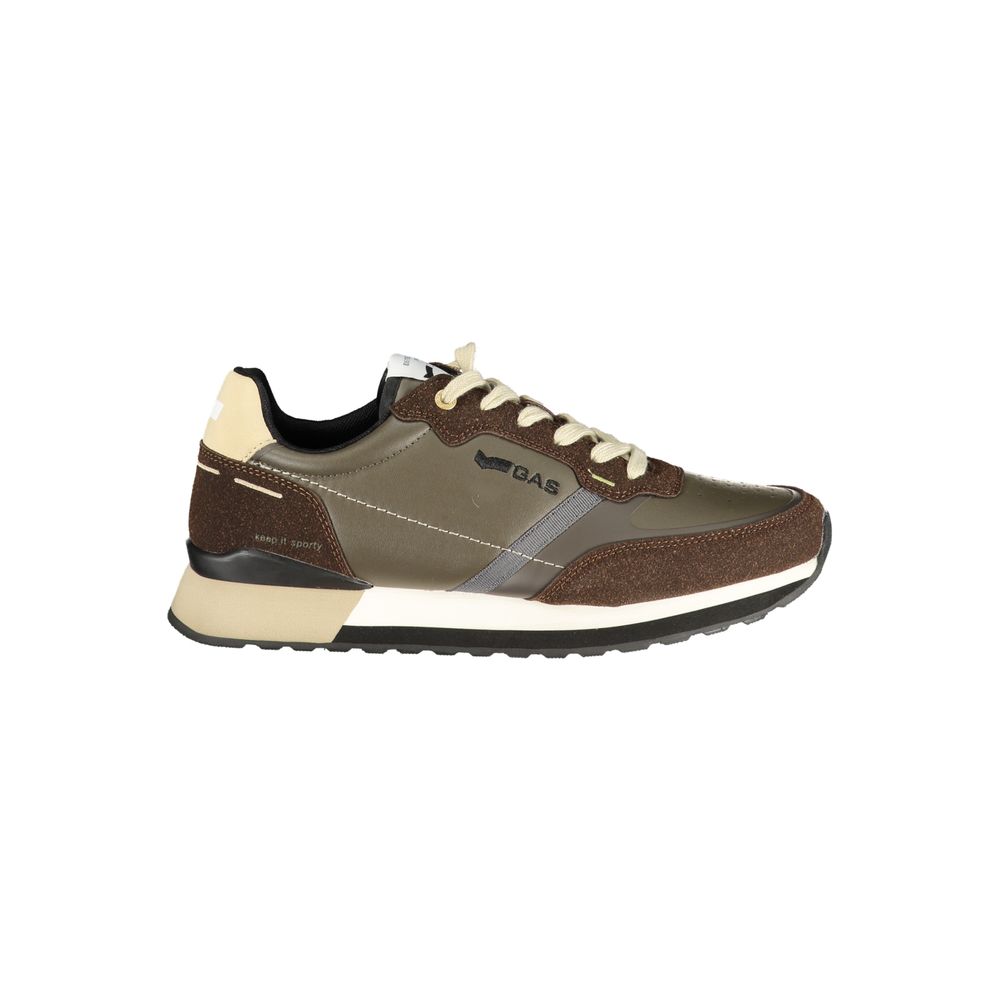 Marrone Poliestere Men Sneaker