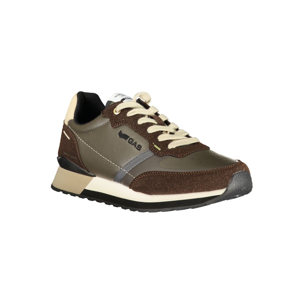 Marrone Poliestere Men Sneaker
