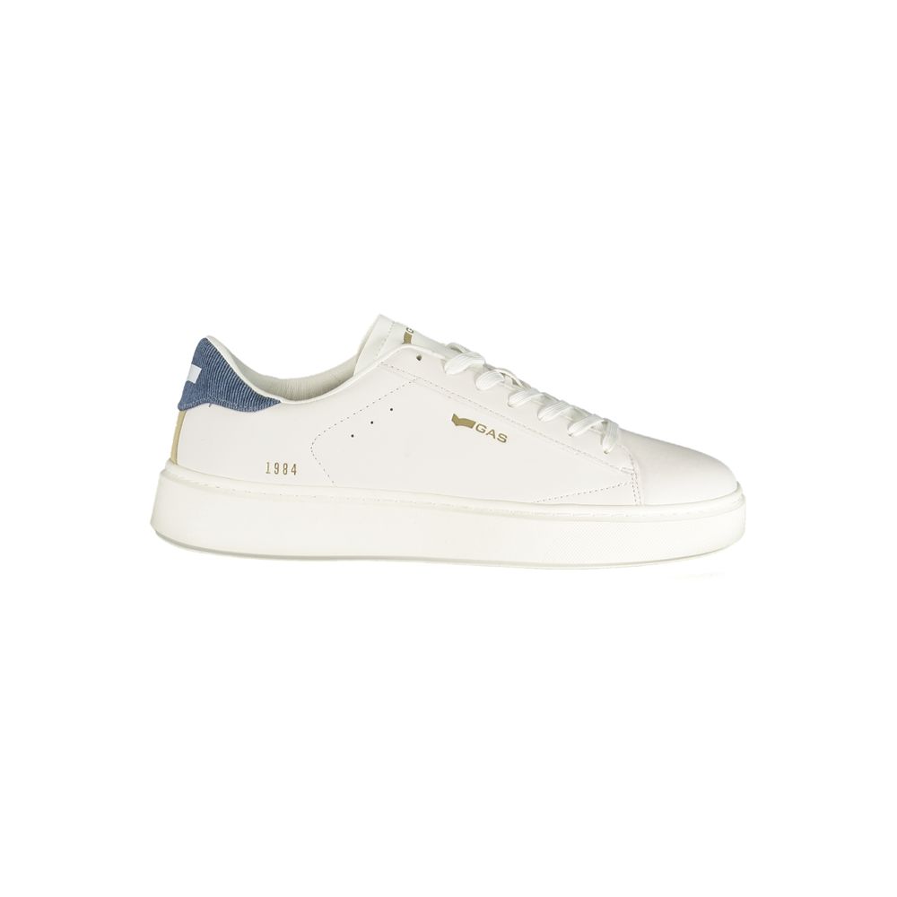 Bianco Poliuretano Uomo Sneaker
