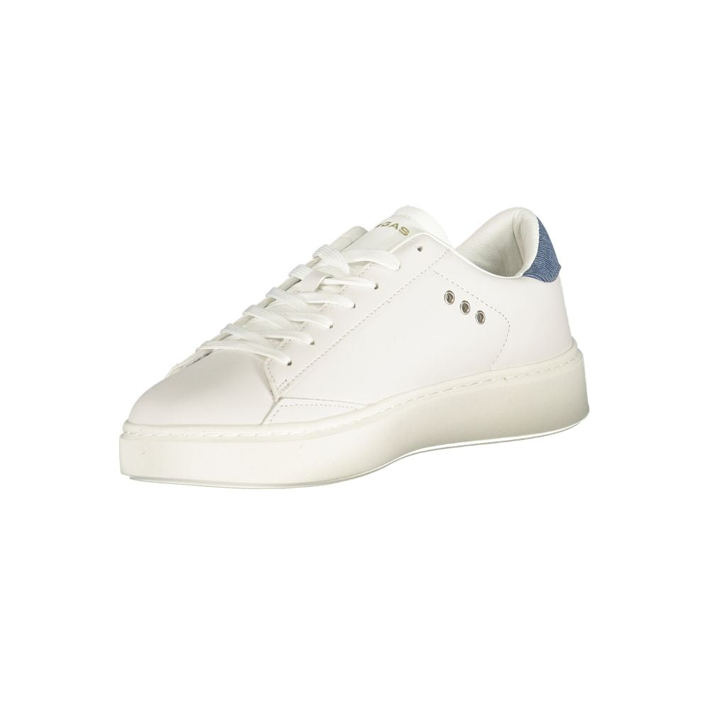 Bianco Poliuretano Uomo Sneaker
