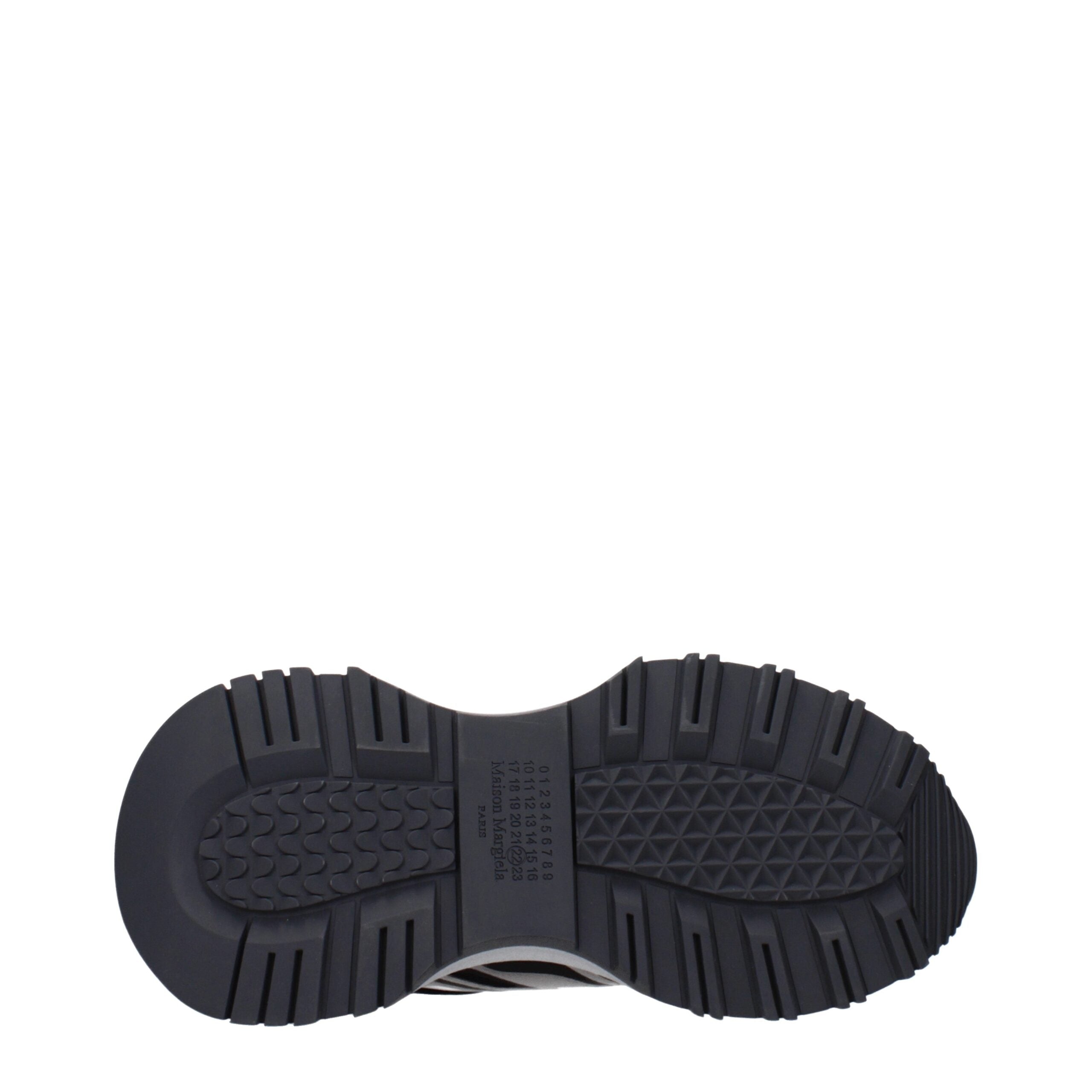 Black Fabric Athletic Sneakers