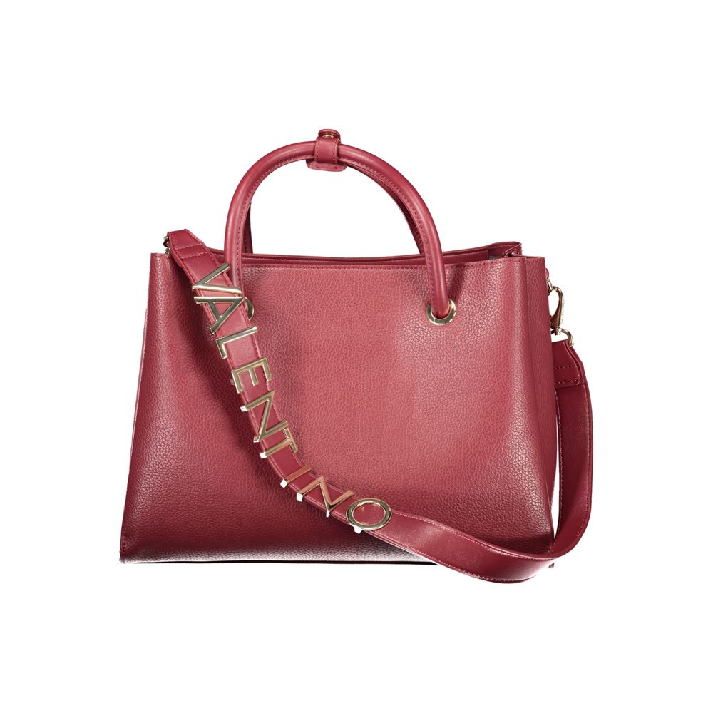 Rosso Polyurethane Women Handbag