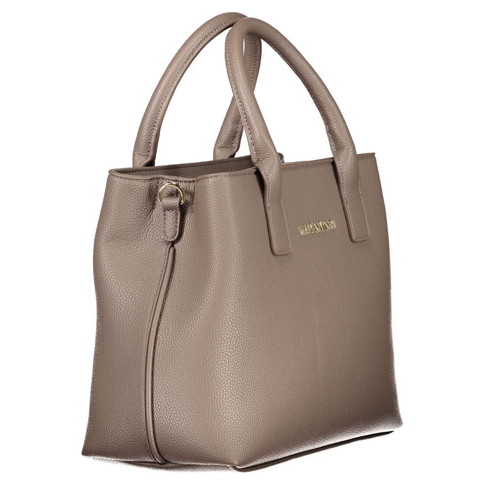 Marrone Polyurethane Women Handbag